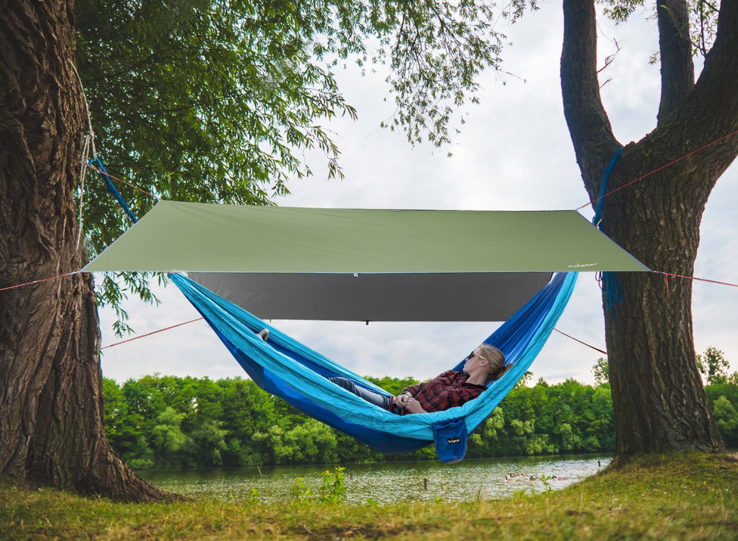 Rainproof Camping Tarp Shelter - Matthew Petersen