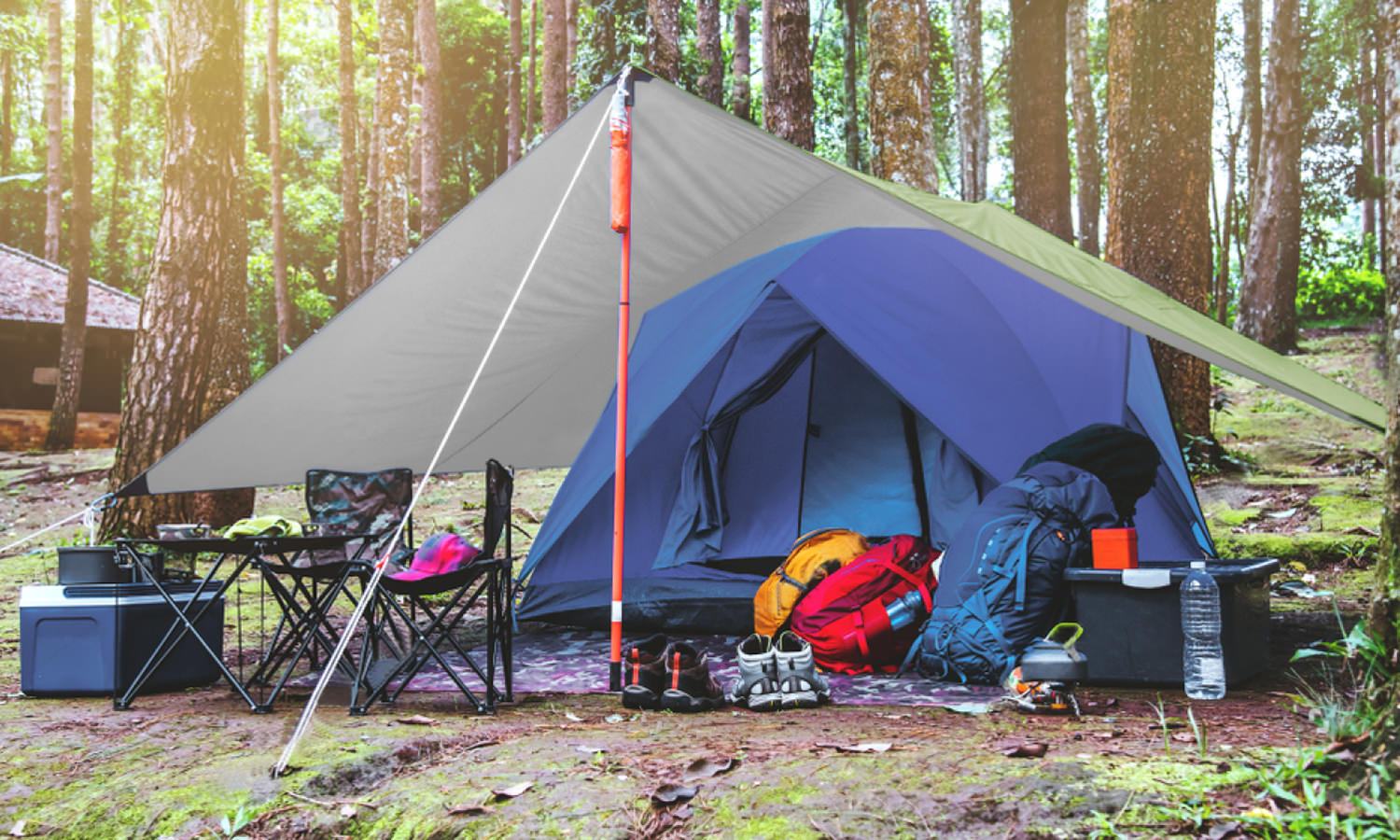 Rainproof Camping Tarp Shelter - Matthew Petersen