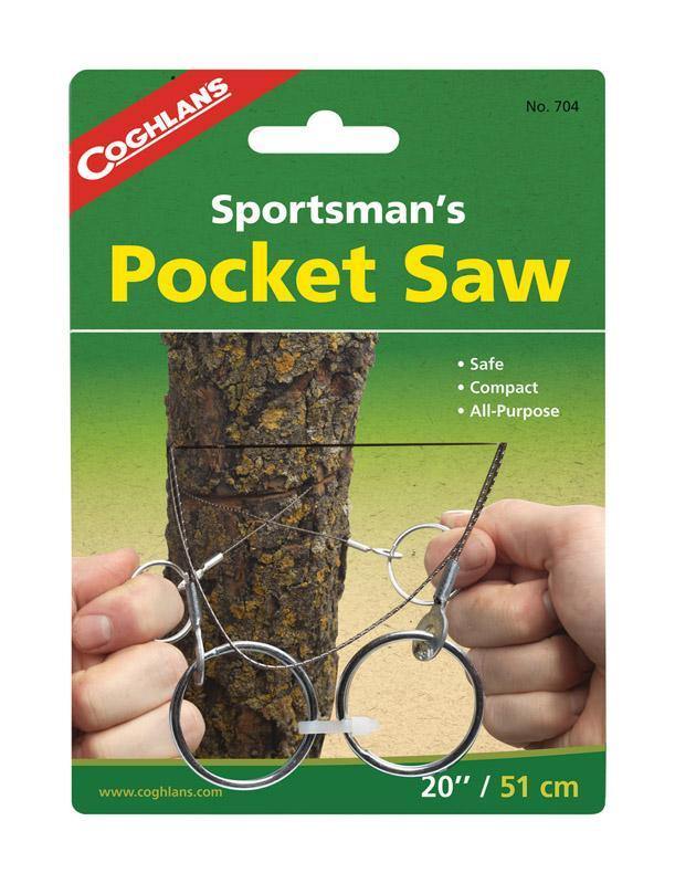 Coghlan's Sportsman's Pocket Saw Silver Camp Saw 6.5 in. H x 1/2 in. W - Matthew Petersen